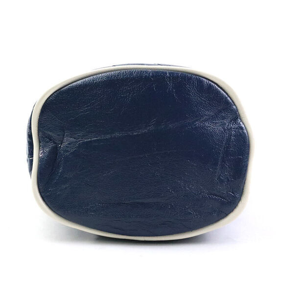 Auth Gucci Gg Marmont Shoulder Bag Navy #160788G51B - Picture 4 of 14